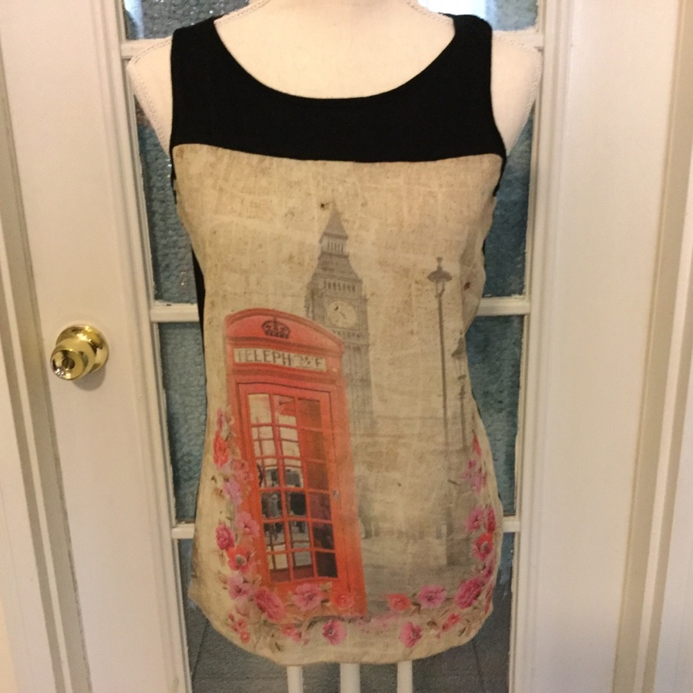 JK LA California tank top size small